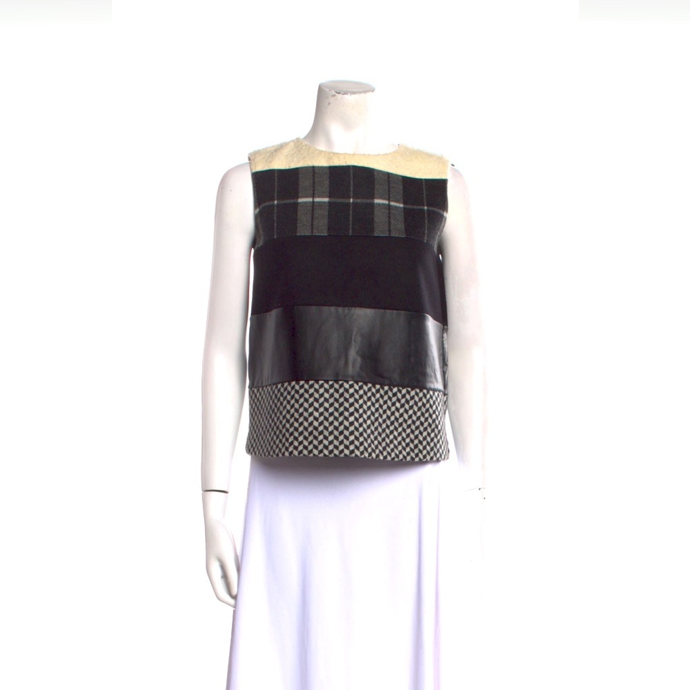 MAX MARA Crop Top •   Max Mara‎ Virgin Wool Crop Top